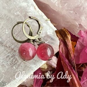 Alquimia Vibrant Pink tourmaline Earrings